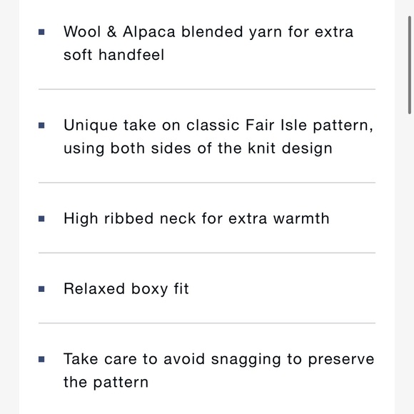 NWOT Finisterre Idless Broken Fair Isle Sweater Women’s US Size 8 (≈Medium) - Picture 16 of 16